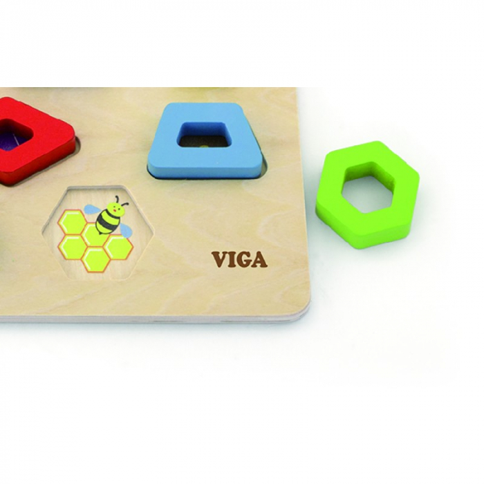 Puzzle 3D Numere si forme [5]
