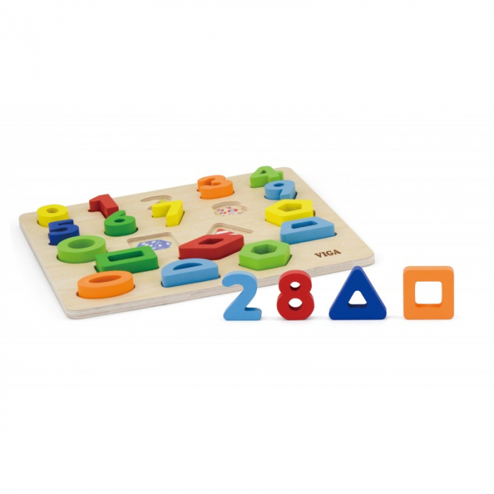 Puzzle 3D Numere si forme [4]