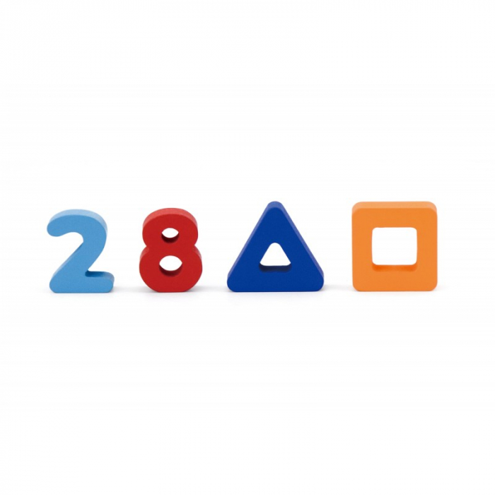 Puzzle 3D Numere si forme [3]