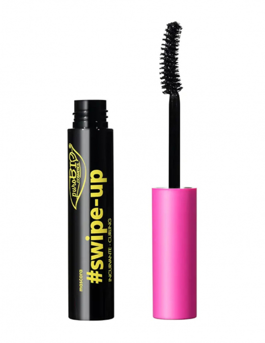 Rimel Negru efect curbare Swipe-up  – PuroBIO [2]