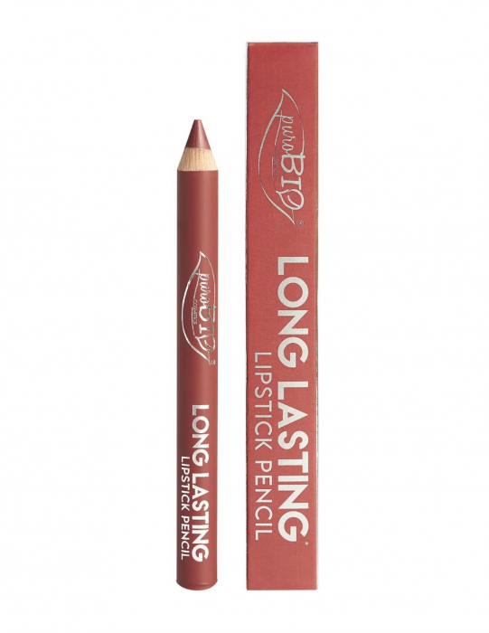 Ruj Creion Natural Rosa Caldo 015L Long Lasting – PuroBIO [1]