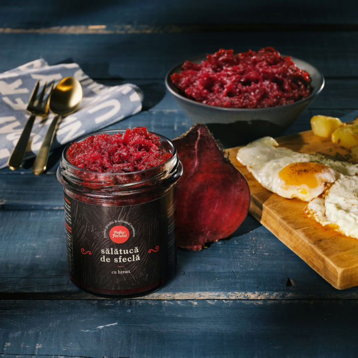 Salată de sfeclă coaptă cu hrean, 300g [3]