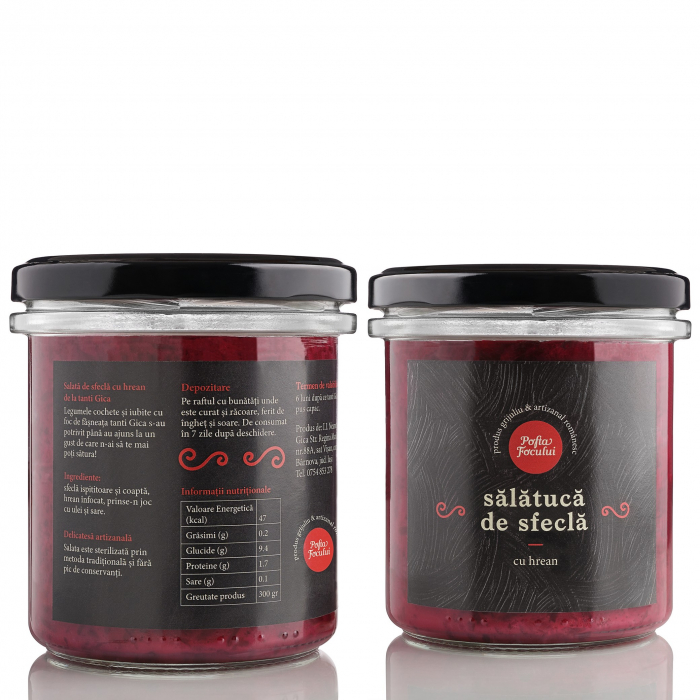 Salată de sfeclă coaptă cu hrean, 300g [2]