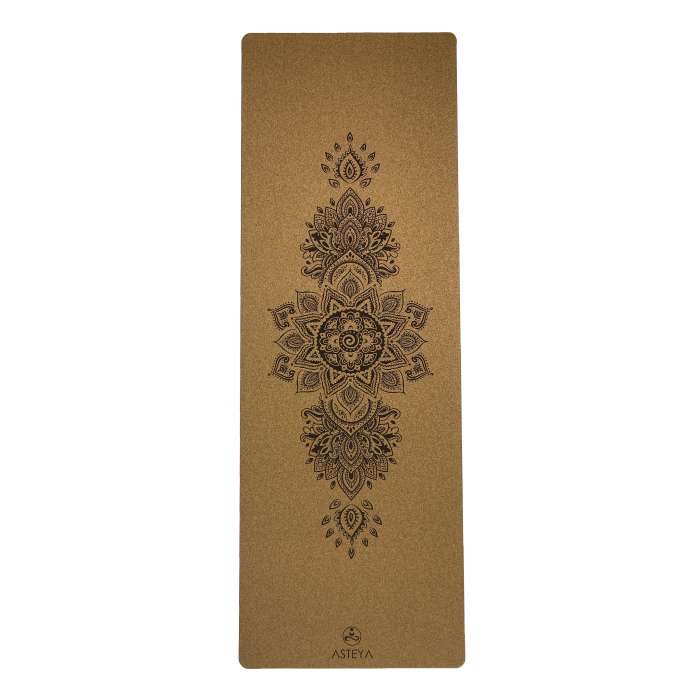 Saltea Yoga Bloom din pluta naturala si TPE 1830 x 610 x 5mm [2]