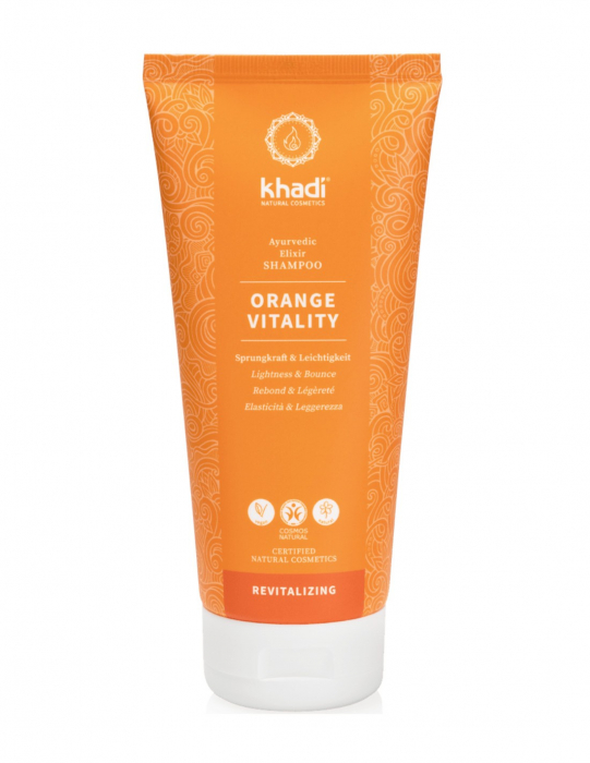 Sampon ayurvedic revitalizant Orange Vitality, 200ml - Khadi [2]