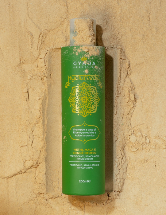 Șampon fortifiant cu methi, maca și cassia, 200ml – Hyalurvedic Gyada [4]