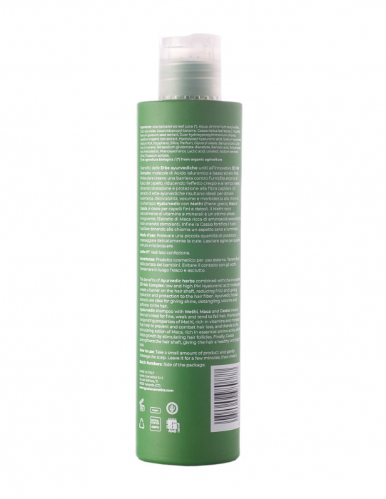 Șampon fortifiant cu methi, maca și cassia, 200ml – Hyalurvedic Gyada [2]