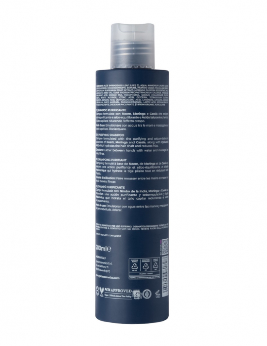 Șampon purificator cu neem și acid hialuronic, 200ml – Hyalurvedic Gyada [2]