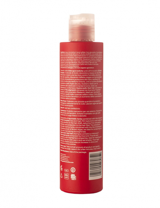 Șampon revitalizare culoare păr roșcat, 200ml – Hyalurvedic Gyada [2]