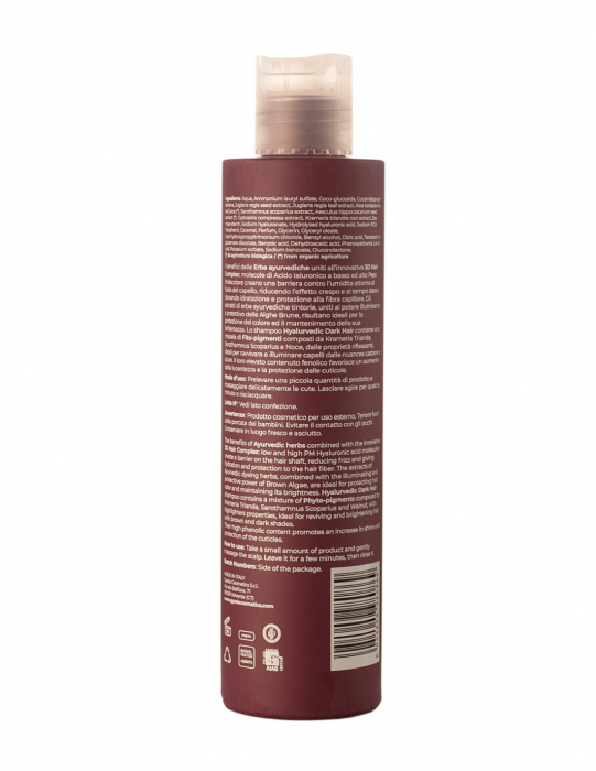 Șampon revitalizare culoare păr șaten, 200ml – Hyalurvedic Gyada [2]