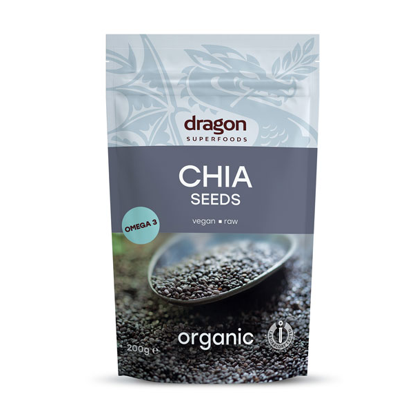 Seminte de chia, 200g (Dragon Superfoods) [1]
