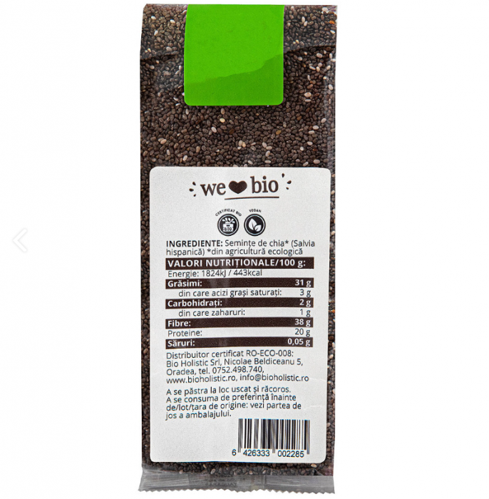 Seminte de chia bio, 200g [2]