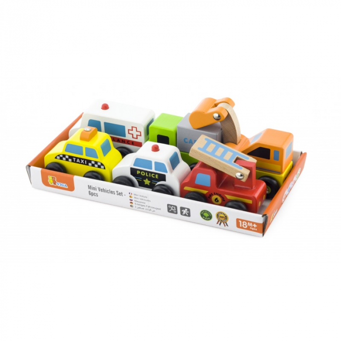 Set de 6 mini-masinute - serviciul de urgente [2]