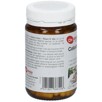 Supliment alimentar Colostrum Immun cu acid folic Dr. Wolz 125cps [2]