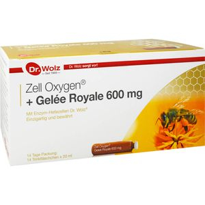 Supliment alimentar Zell Oxygen + laptisor de matca 600mg Dr. Wolz 14 fiole x 20ml [2]