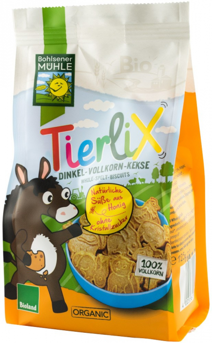 Tierlix Biscuiti Bio cu grau spelta indulciti cu miere, 125g Bohlsener Muhle [2]
