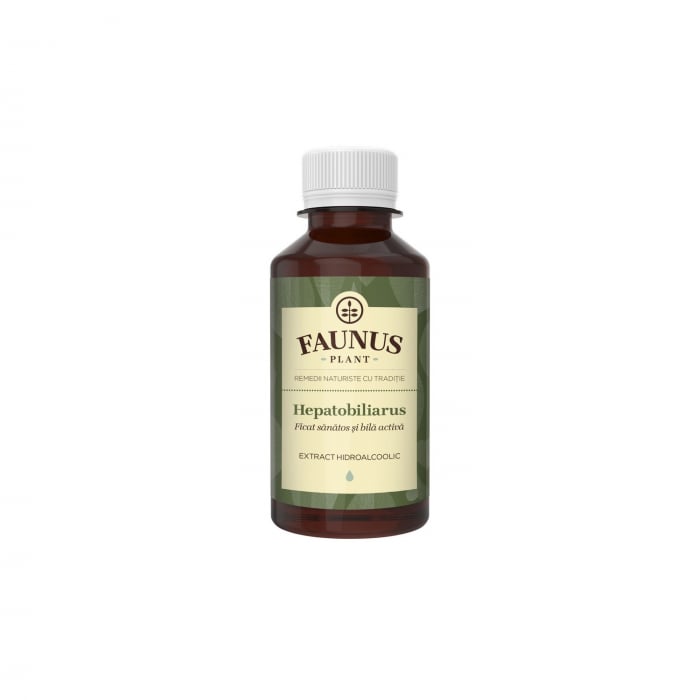 Tinctura Hepatobiliarus (Ficat Sanatos si Bila Activa) 200 Ml Faunus Plant