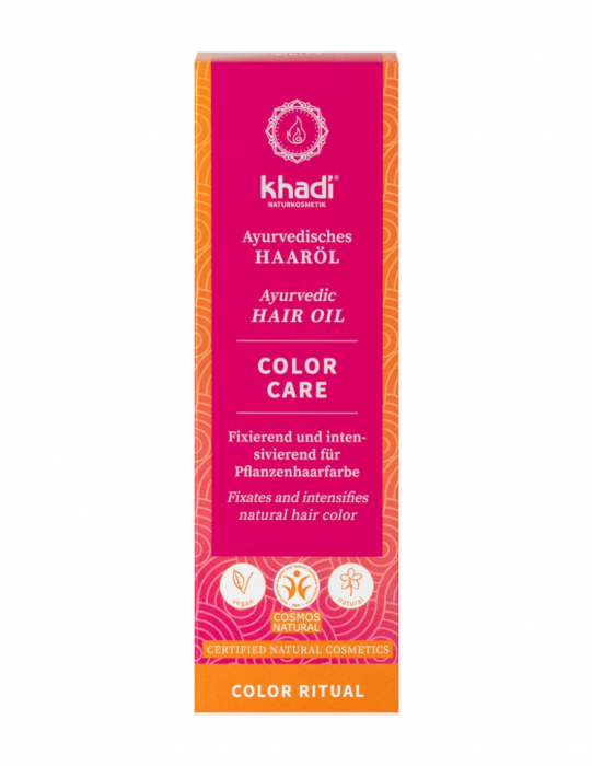 Ulei ayurvedic protectie culoare par, 50ml - Khadi [2]