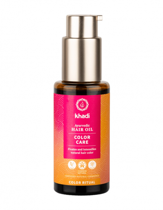 Ulei ayurvedic protectie culoare par, 50ml - Khadi [1]