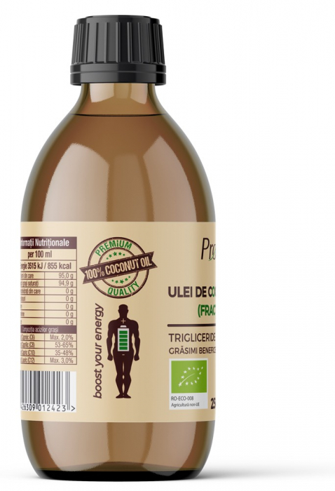 Ulei de cocos MCT Bio 250ml [2]