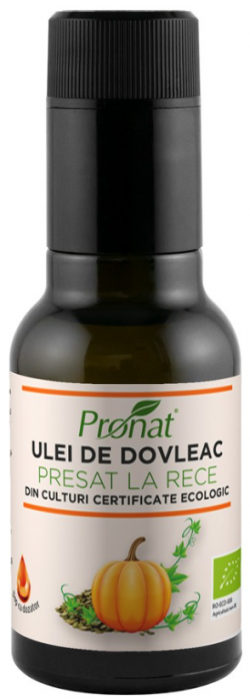 Ulei de dovleac presat la rece din semințe neprăjite (crude), BIO 100ml [1]