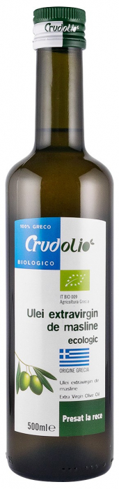 Ulei de masline Bio extravirgin presat la rece, origine Grecia, 500 ml Crudolio [2]
