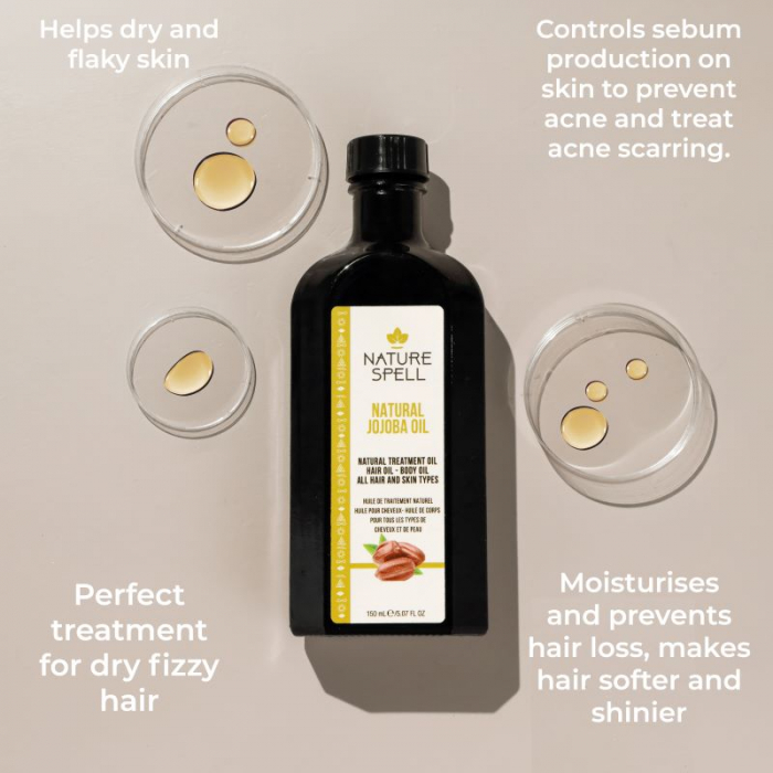 Ulei pentru par si piele Nature Spell Jojoba Oil for Hair and Skin [2]