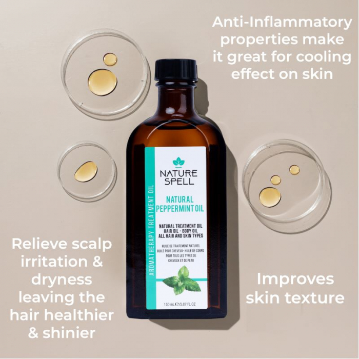 Ulei pentru par si piele Nature Spell Peppermint Oil for Hair and Skin [2]