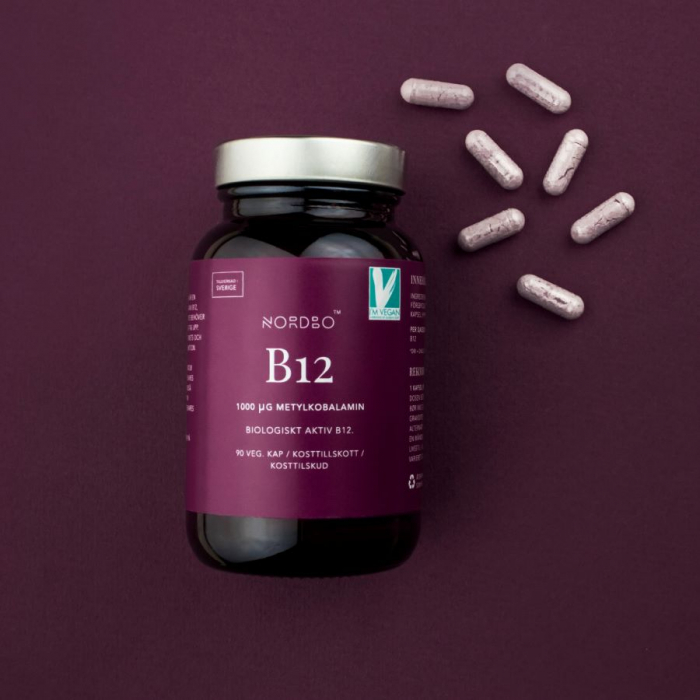 Vitamina B12 - Vegan - 90 cps NORDBO [2]
