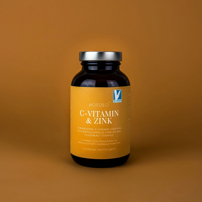Vitamina C & Zinc NORDBO - Vegan - 100 capsule [2]