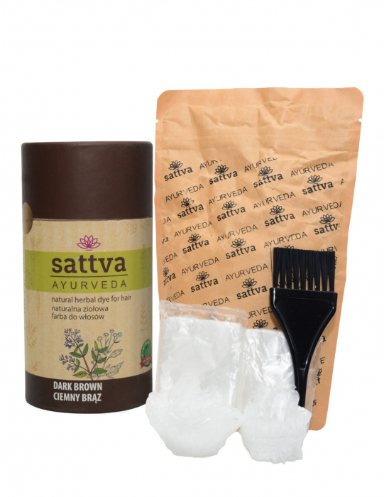 Vopsea Ciocolatiu Închis, 150gr – Sattva Ayurveda [2]
