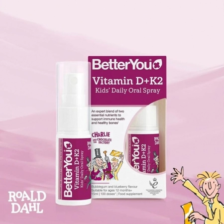  Suplimente pentru Imunitate - Vitamina D+K2 Kids Oral Spray 15 ml