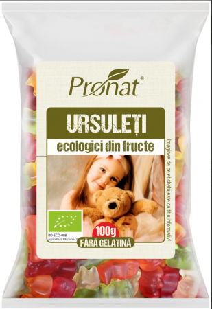 Alimente pentru copii - Bio Ursuleti din fructe, 100g
