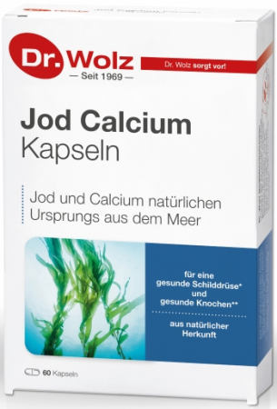 Remedii Naturale - Capsule cu iod si calciu de provenienta marina Dr. Wolz 60cps