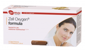 Remedii Naturale - Supliment alimentar Zell Oxygen formula cu laptisor de matca si ulei de grau incoltit Dr. Wolz 14 fiole x 20ml