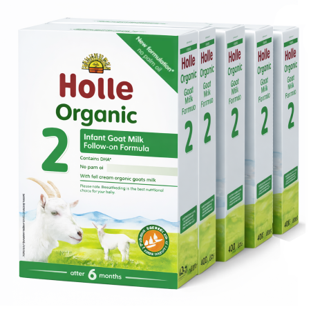 Lapte praf si inlocuitori - Lapte organic de capra Formula 2, de la 6 luni, 400g