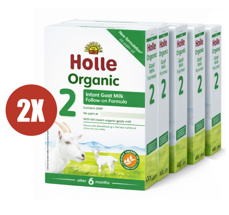 Lapte praf si inlocuitori - Lapte organic de capra Formula 2, de la 6 luni, 400g