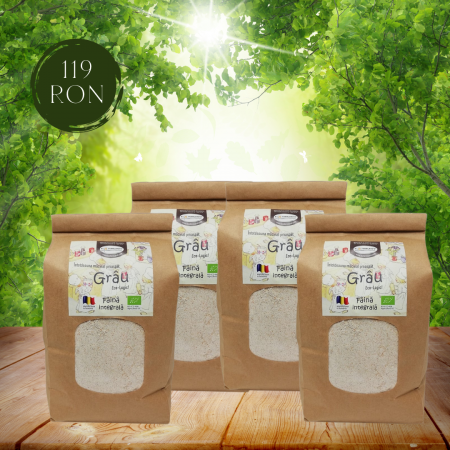Alimente - Pachet promoțional cu Făină de grâu, BIO