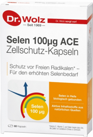 Remedii Naturale - Capsule cu 100 yg seleniu din drojdie Dr. Wolz 60cps