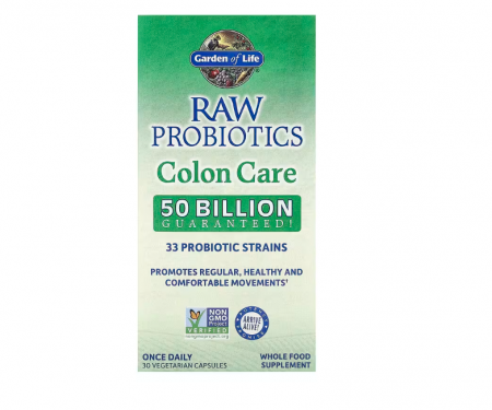 Remedii Naturale - Raw Probiotics Colon Care, pentru îngrijirea colonului, 30 de vcaps