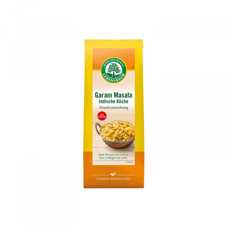 Alimente - Amestec Bio de Condimente Garam Masala ï¿½ï¿½ï¿½ Bucataria Indiana, 40G Lebensbaum