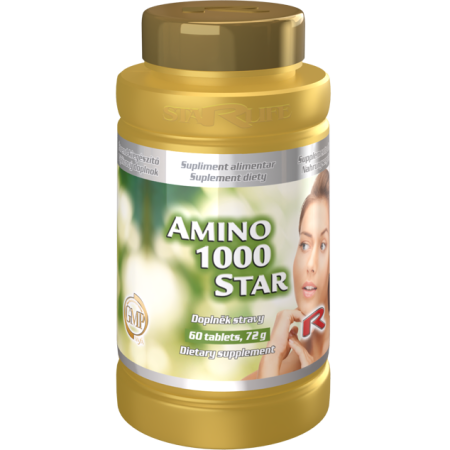 Vitamine si minerale - Amino 1000 Star, Complex de aminoacizi și colagen pentru regenerare și vitalitate