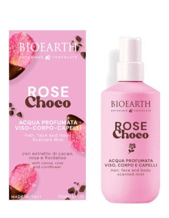 Spa & wellness - Apă parfumată Rose Choco, ciocolată și trandafir, Bioearth, 100ml