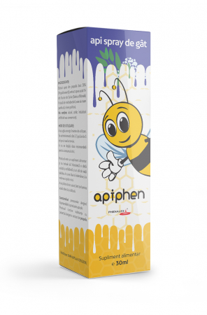 Produse apicole pentru copii - Apiphen api spray de gat 30ml Phenalex                                                              