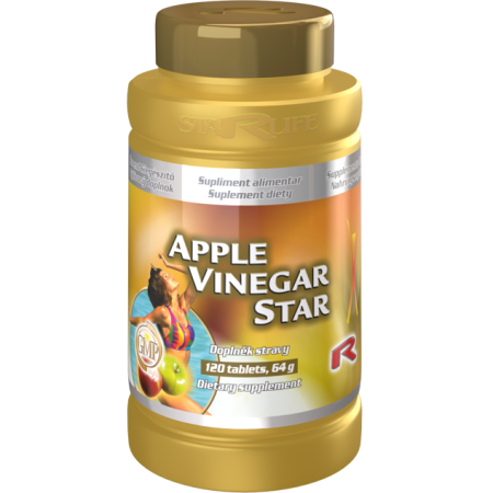 Remedii Naturale - Apple Vinegar Star,  supliment alimentar pe bază de oțet de mere