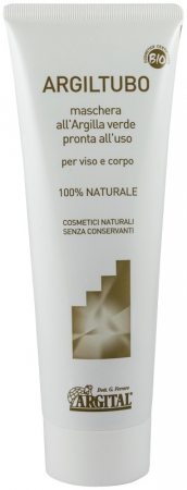 Masca de ten - Argiltubo - masca BIO pentru fata ï¿½ï¿½i corp cu argila verde, 50 ml