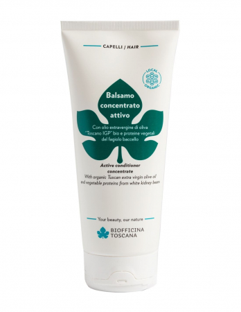 Balsam de par - Balsam de par cu proteine si ulei de masline, 200ml - Biofficina Toscana