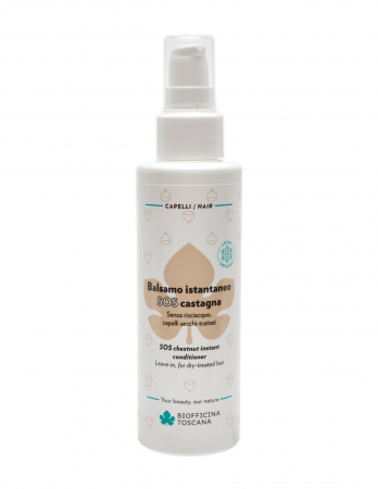 Balsam de par - Balsam fără clătire cu castan, 150ml – SOS Biofficina