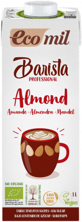 Bauturi vegetale din nuci - Barista, bautura Bio vegetala de migdale, pentru cafea, 1L Ecomil