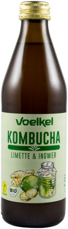 Alimente - Bautură Bio Kombucha cu limete și ghimbir, 330ml